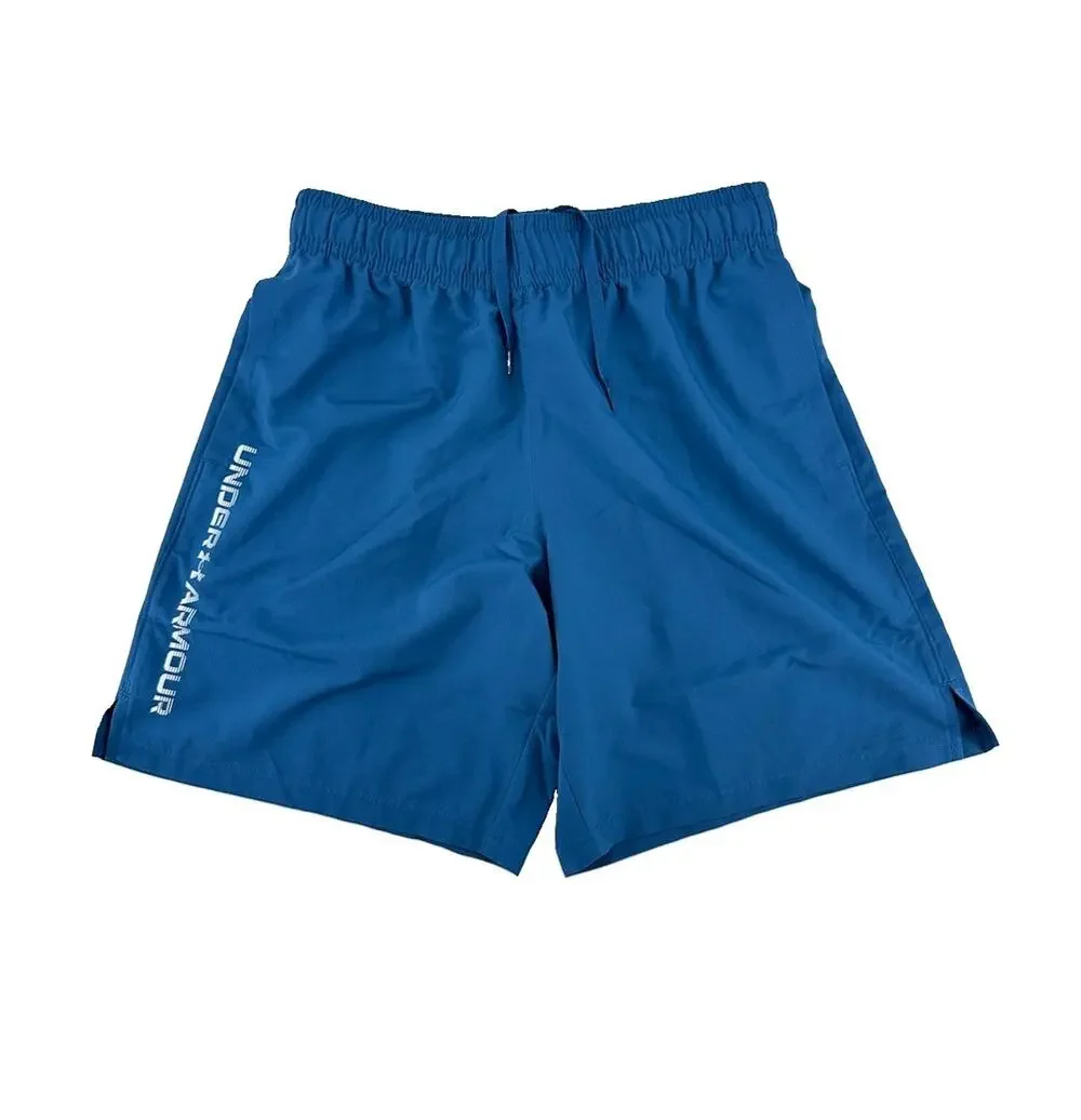 NEW Under Armour UA Tech Loose Medium Men Woven Wordmark Shorts 8” Inseam VK7